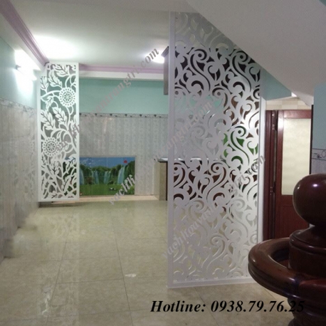 Kết hợp trang trí nhà với vách ngăn cnc bằng gỗ công nghiệp giá rẻ