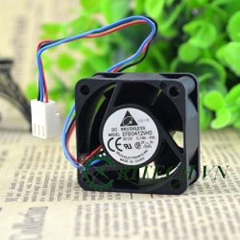 QUẠT DC 3 DÂY DELTA EFB0412VHD 12V KÍCH THƯỚC 40X40X20MM