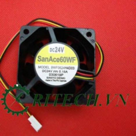 9WF0624H4D03 QUẠT 3 DÂY SAN ACE60WF 24V 0.15A 60X60X25MM