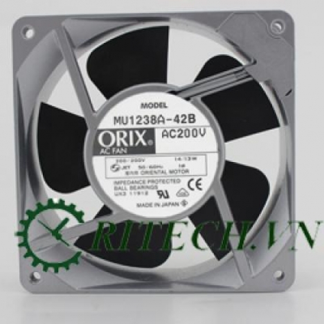 QUẠT LÀM MÁT ORIX MU1238A-42B-F1 AC200V 14/13W 120*120*38MM