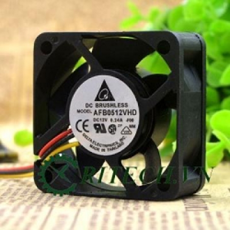 AFB0512VHD QUẠT DC 12V 0.24A 5X5CM