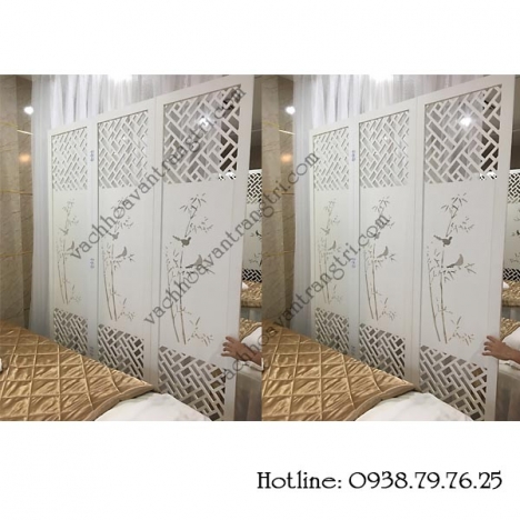 Sản phẩm vách ngăn hoa văn cnc đẹp đặc biệt cho căn hộ