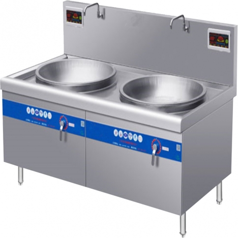 Bếp xào đôi có hai bầu nước