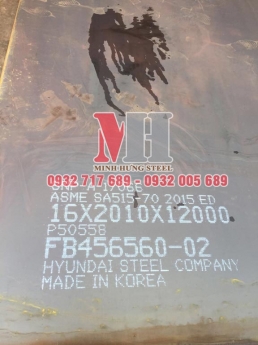 Thép tấm chịu nhiệt A515, A516