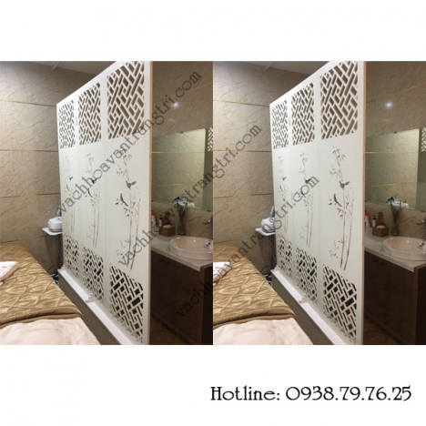 Sản phẩm vách ngăn hoa văn cnc đẹp đặc biệt cho căn hộ