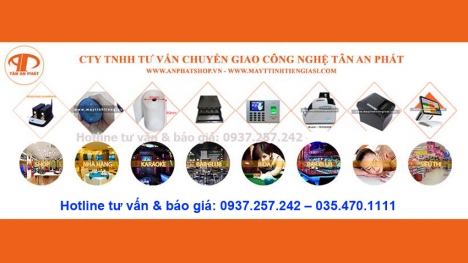 Bán thiết bị tính tiền cho quán cafe, quán ăn, quán trà sữa tại Kiên Giang