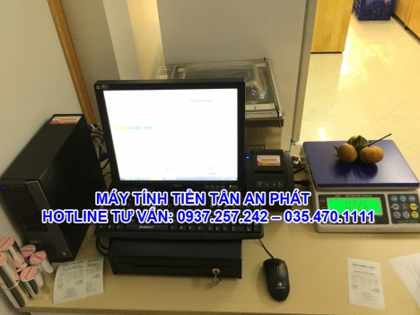 Bán máy tính tiền cho cửa hàng rau củ, cửa hàng thực phẩm tại Đồng Tháp