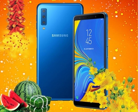 Dĩ an bán Samsung A7 2018 / 64gb chỉ 5.590k - lãi suất 0%