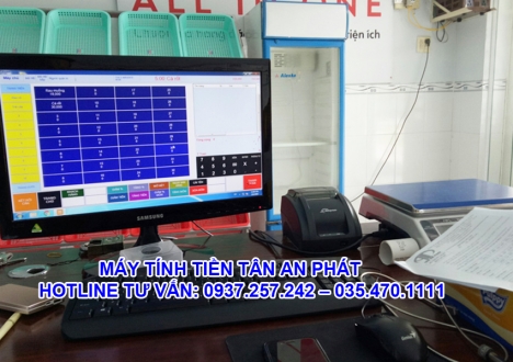 Bán máy tính tiền cho cửa hàng rau củ, cửa hàng thực phẩm tại Bến Tre, Trà Vinh