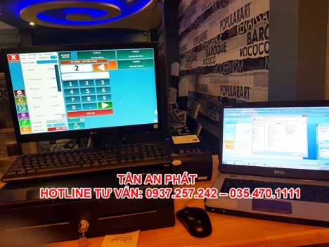Bán máy tính tiền cho quán cafe tại Bến Tre, Trà Vinh