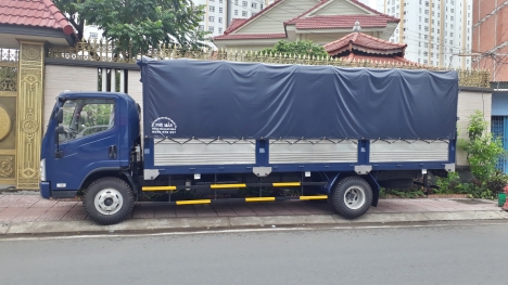 Xe tải HyunDai 7t3 thùng mui bạt dài 6m2 Ga  cơ.