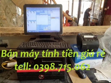 Trọn bộ máy tính tiền cảm ứng tại phú quốc cho quán trà sữa, mỳ cay giá rẻ 