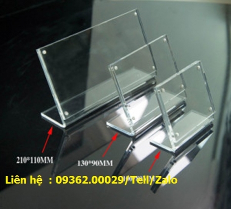 Biển số bàn mica- Nhận làm thẻ số để bàn theo yêu cầu