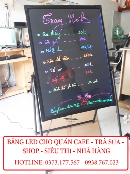 Bảng led viết menu, bảng led viết tay, bảng huỳnh quang tại Rạch giá kiên giang