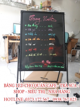 Bảng led viết menu, bảng led viết tay, bảng huỳnh quang tại Rạch giá kiên giang