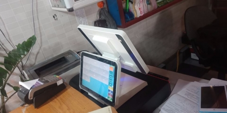 Lắp đặt máy tính tiền cảm ứng cho nhà hàng tại Quảng Trị