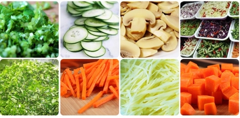 Máy thái rau củ quả dạng quân chì