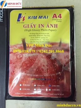 Giấy in ảnh có vân Kim Mai ĐL220gsm