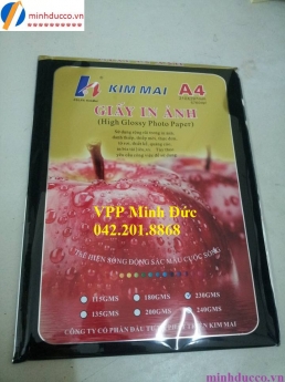 Giấy in ảnh có vân Kim Mai ĐL220gsm