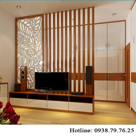 Làm vách ngăn trang trí cầu thang cnc hiện đại