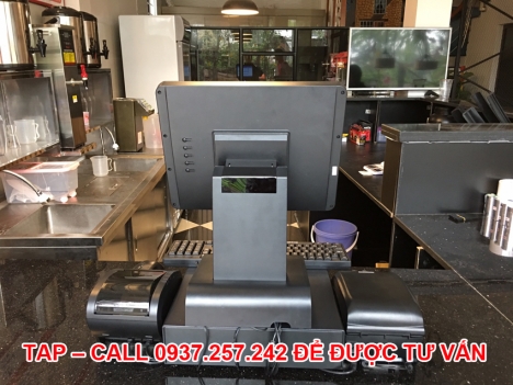 Máy tính tiền cảm ứng cho quán trà sữa giá rẻ tại Bình Dương