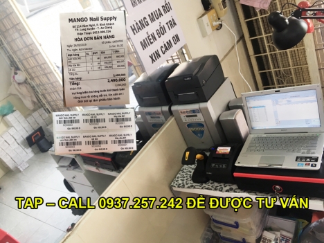 Máy tính tiền cho shop phụ kiện, mỹ phẩm, nước hoa giá rẻ tại Bình Dương