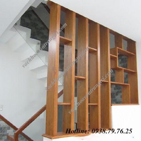 Làm vách ngăn trang trí cầu thang cnc hiện đại