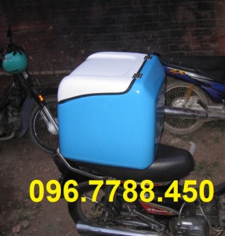 Thùng chở hàng nhựa composite, thùng chở hàng sau xe máy call 096.7788.450 Ngọc Nghĩa