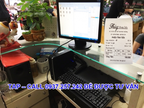 Máy tính tiền cho salon tóc, tiệm nail giá rẻ tại Bình Dương