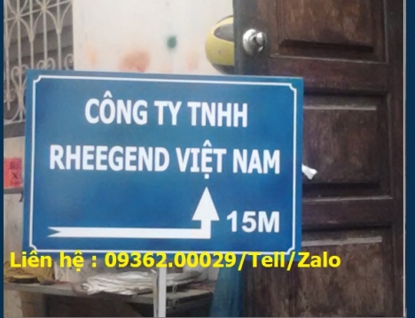 Biển chỉ dẫn lối đi, biển hiệu mica-inox