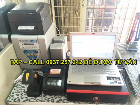 Máy tính tiền cho shop phụ kiện, mỹ phẩm, nước hoa giá rẻ tại Bình Dương