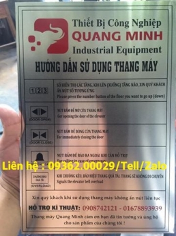 Biển chỉ dẫn lối đi, biển hiệu mica-inox