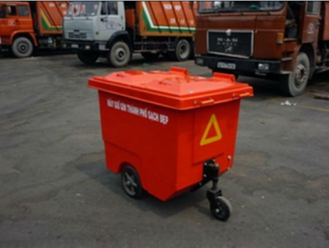 Xe đựng rác môi trường công cộng 660L call 096.7788.450