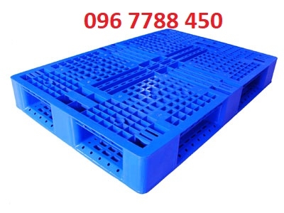 pallet nhựa có chân kê, pallet dùng xe nâng,pallet lớn giá sĩ,pallet công nghiệp