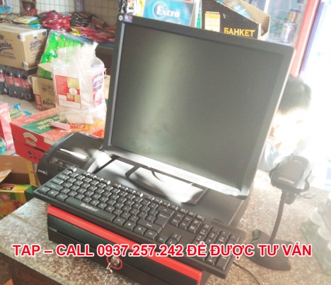 Máy tính tiền cửa hàng tiện lợi, cửa hàng bách hóa giá rẻ tại Bình Dương