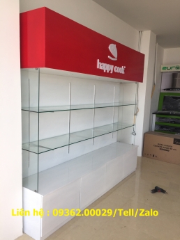 Kệ mica, kệ tài liệu, kệ đựng tờ rơi bằng mica để đất