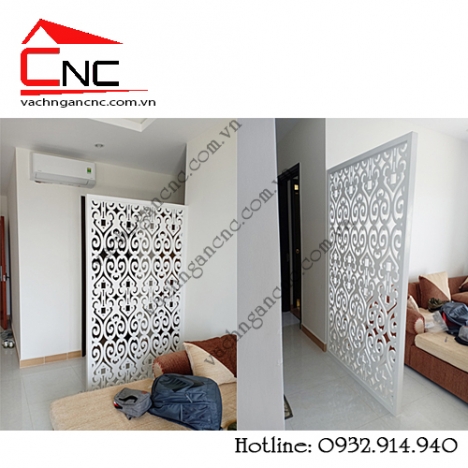 5 bước làm đẹp phòng khách và bếp với vách ngăn cnc