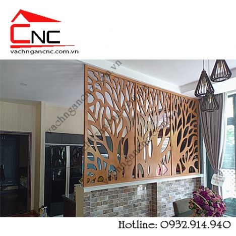 10 ý tưởng trang trí bằng gỗ công nghiệp từ vách ngăn cnc đẹp