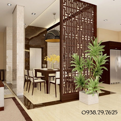 Thiết kế mới với mẫu vách ngăn trang trí hoa văn cnc hiện đại