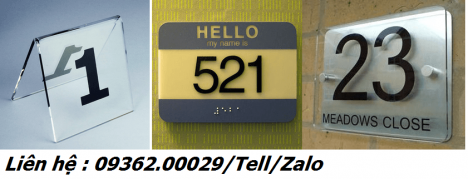 Biển số nhà làm bằng chất liệu gì ? Tìm đơn vị gia công biển số nhà theo yêu cầu