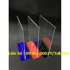 Kệ menu mica A4, A5,A6 giá rẻ, Mẫu kệ menu được nhiều khách hàng lựa chọn