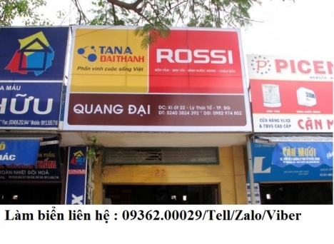Biển quảng cáo, biển pạt pano nhận thi công và lắp đặt nhanh chóng