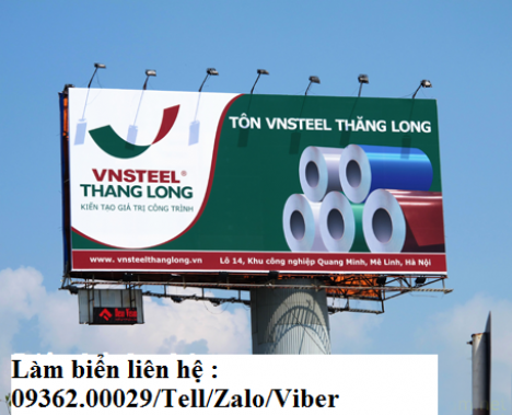 Biển quảng cáo, biển pạt pano nhận thi công và lắp đặt nhanh chóng