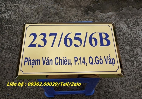Biển số nhà làm bằng chất liệu gì ? Tìm đơn vị gia công biển số nhà theo yêu cầu