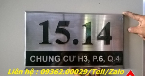 Biển số nhà làm bằng chất liệu gì ? Tìm đơn vị gia công biển số nhà theo yêu cầu