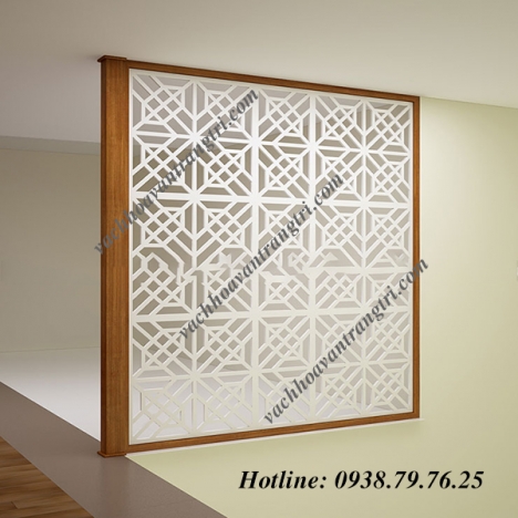 Thiết kế mới với mẫu vách ngăn trang trí hoa văn cnc hiện đại