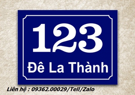 Biển số nhà làm bằng chất liệu gì ? Tìm đơn vị gia công biển số nhà theo yêu cầu