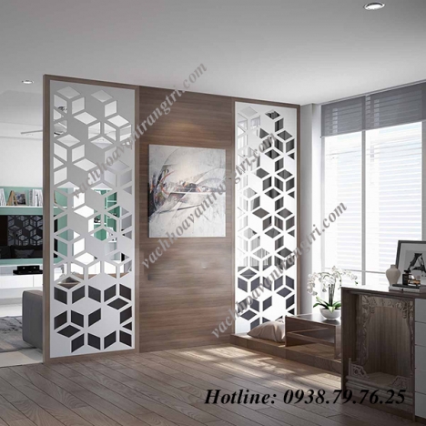 Thiết kế mới với mẫu vách ngăn trang trí hoa văn cnc hiện đại