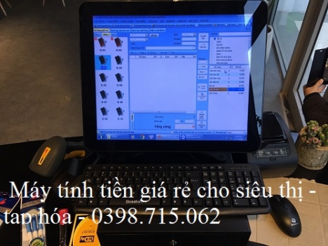   Lắp đặt máy tính tiền cho siêu thị tự chọn, bách hóa giá rẻ tại phú quốc 