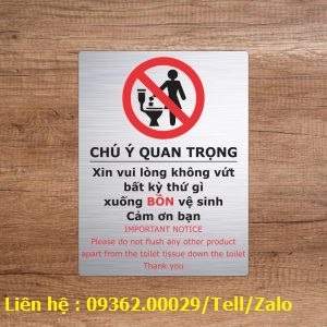 Biển hiệu văn phòng, biển báo , biển wc , biển chỉ dẫn vệ sinh giá rẻ